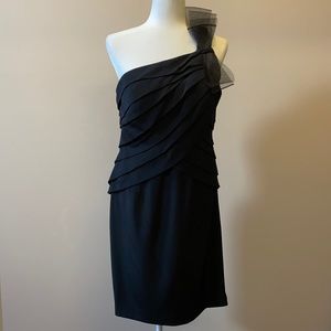 Black Kay Unger dress